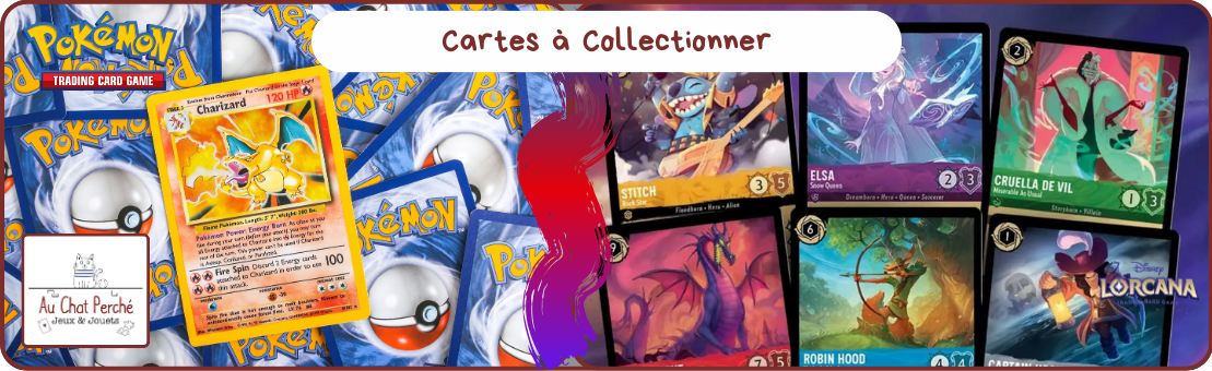 Joueurs ou collectionneurs, à vos cartes ! Pokémon® ou Disney Lorcana®, et tous les accessoires !